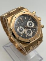 Audemars Piguet Royal Oak 26022OR.OO.D098CR.02 Chronograph Rose Gold Grey Dial - Image 3