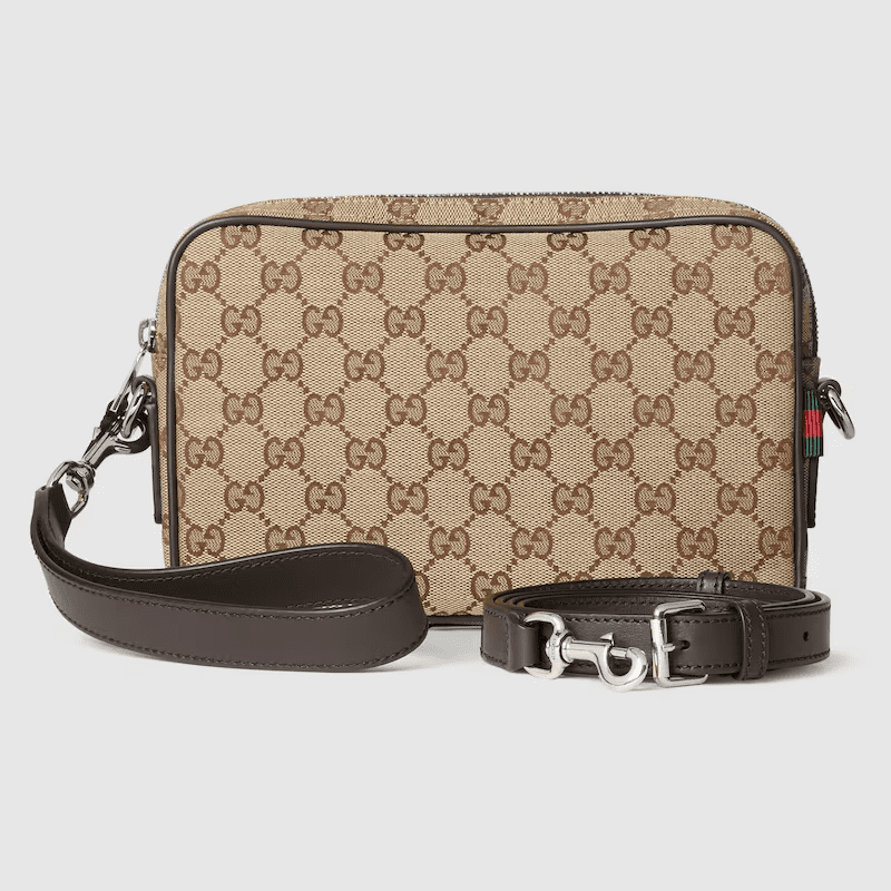 0d7a2e10d7b5b4294077bf51c84351ca.png GUCCI CANVAS SMALL CROSSBODY - Image 1
