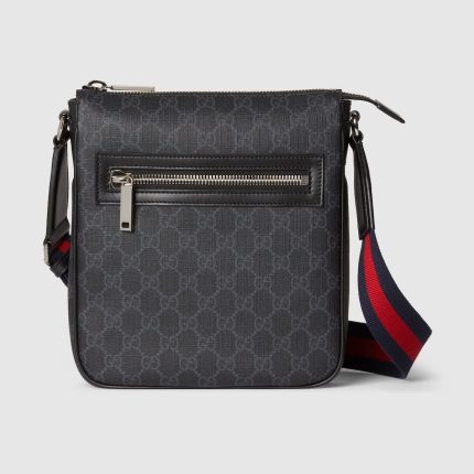 GG Black small messenger bag