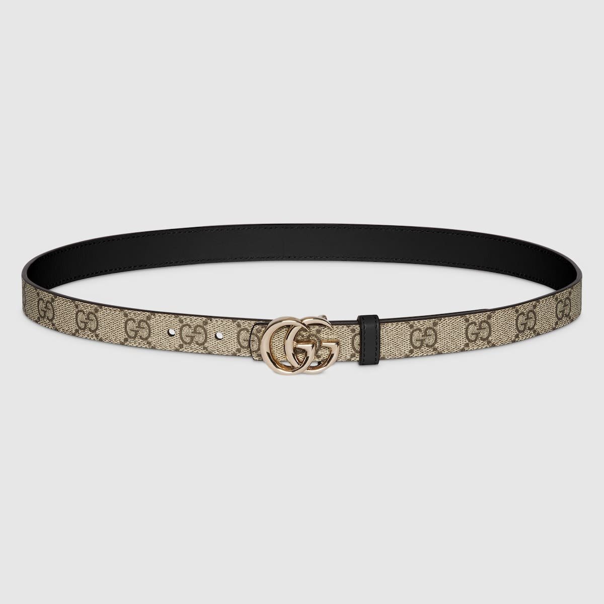 10001-37.jpg GUCCI Reversible GG Marmont thin belt - Image 1