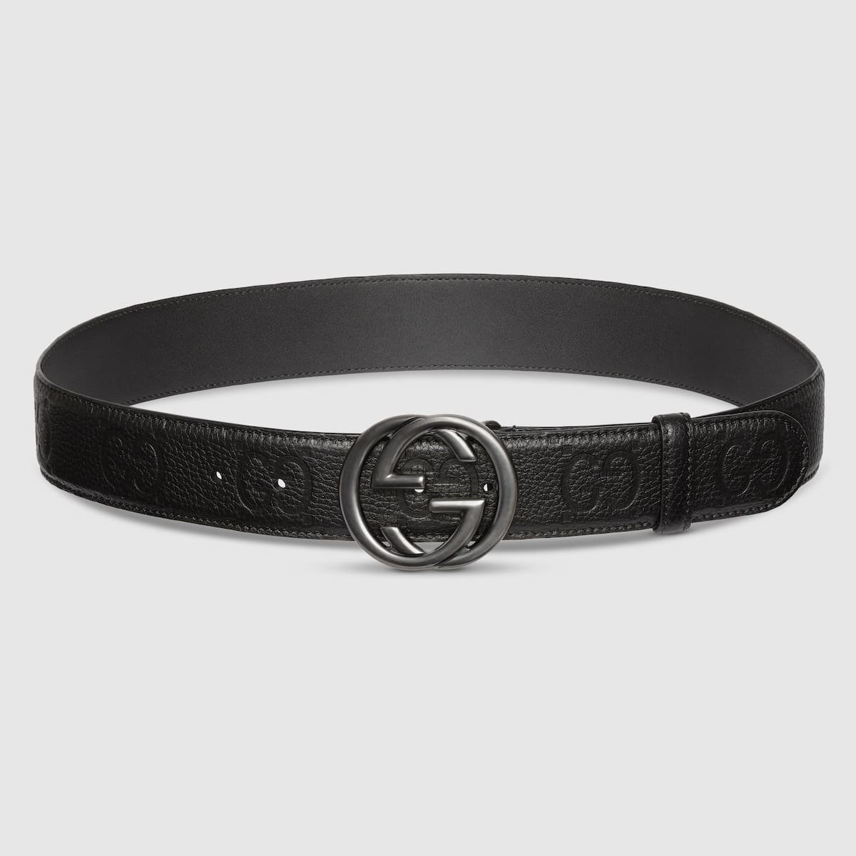 10001-8.jpg GUCCI Belt with Interlocking G buckle - Image 1