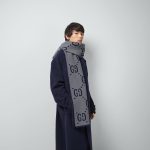 Gucci jacquard wool silk scarf - Image 3