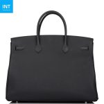 Hermès Birkin 40 Black Togo Palladium Hardware - Image 4