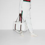 Gucci Medium duffle bag with Web - Image 3