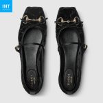 Women’s GG crystal Gucci Horsebit ballet flat - Image 4