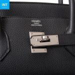 Hermès Birkin 40 Black Togo Palladium Hardware - Image 6