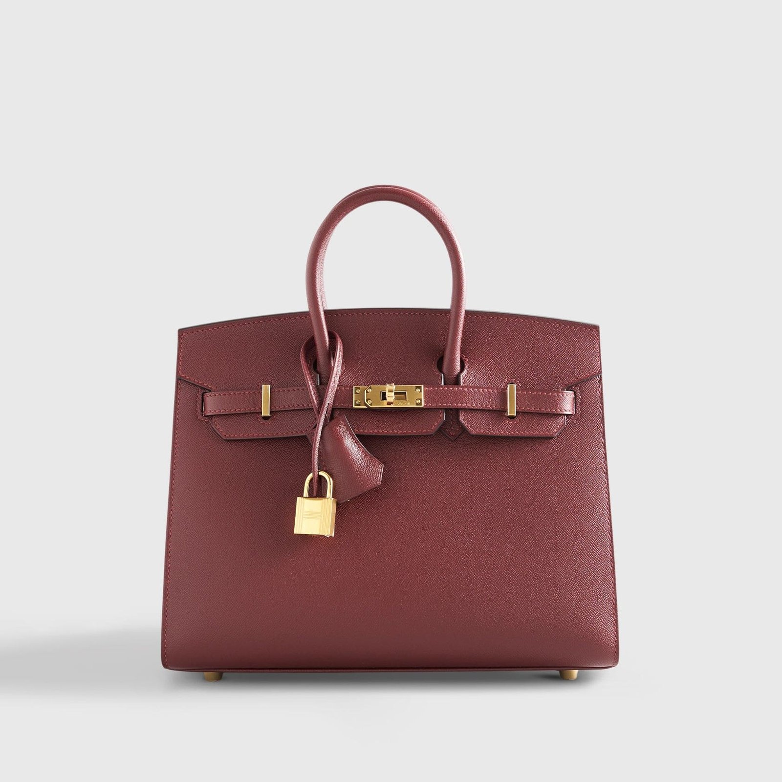 116HermesBirkin25VeauMadameRougeHGoldHardware.jpg Hermès Birkin 25 Veau Madame Rouge H Gold Hardware - Image 1