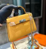 Hermès Amber EPSOM Calfskin Mini Kelly 20cm - Image 2