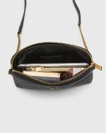 Saint Laurent Gaby Mini YSL Crossbody Bag in Quilted Leather - Image 7