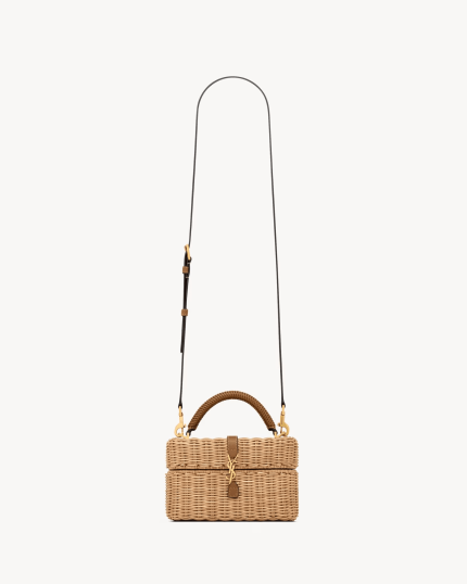 Saint Laurent GABY vanity bag in osier