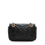 Gucci Matelasse Leather GG Marmont Mini Shoulder Bag (SHF-V1dIip) - Image 7