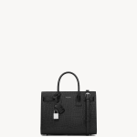 Saint Laurent SAC DE JOUR BABY bag in crocodile-embossed leather