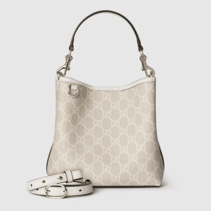 GUCCI EMBLEM SMALL BUCKET BAG