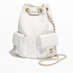 Chanel Cruise 2024/25 Backpack（White）