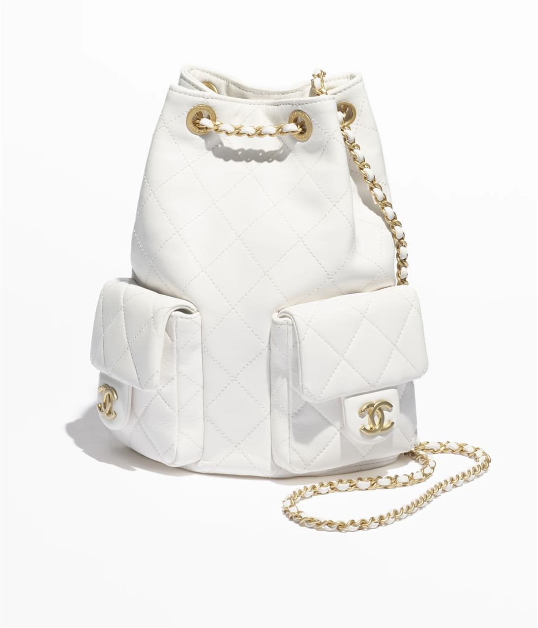 32bd9283c3afb43d60957a5dc5826456.jpg Chanel Cruise 2024/25 Backpack(White) - Image 1