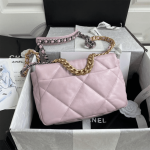 CHANEL 19 HANDBAG AS1160 PINK - Image 3