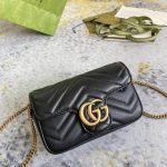 GUCCI Marmont matelasse leather super mini bag - Image 4