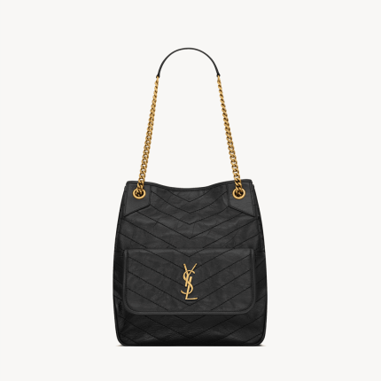 Saint Laurent NIKI small shopping in vintage leather