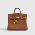 Hermès Birkin 25 Togo Gold Retourne Gold Hardware