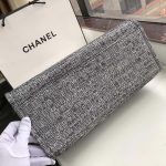 Chanel Deauville Tote Raffia Canvas Bag - Image 6