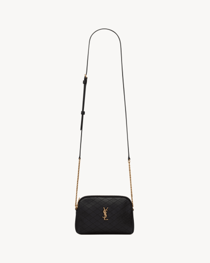 Saint Laurent GABY ZIPPERED POUCH IN LAMBSKIN