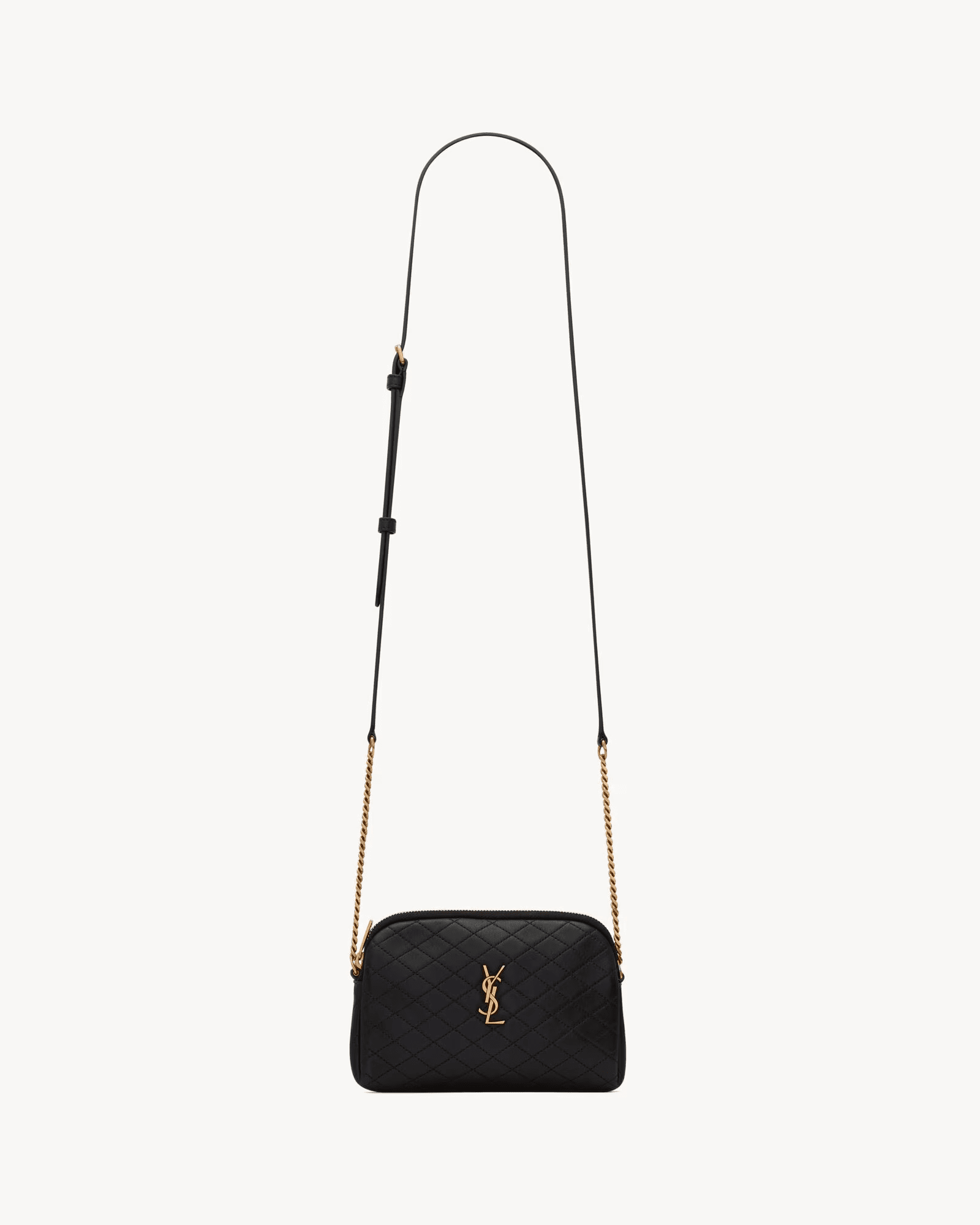 49746af1dc40c571b415c53b30dce2bf.png Saint Laurent GABY ZIPPERED POUCH IN LAMBSKIN - Image 1
