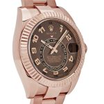 Rolex Sky-Dweller 326935 Rose Gold Chocolate Arabic Numeral Dial - Image 3
