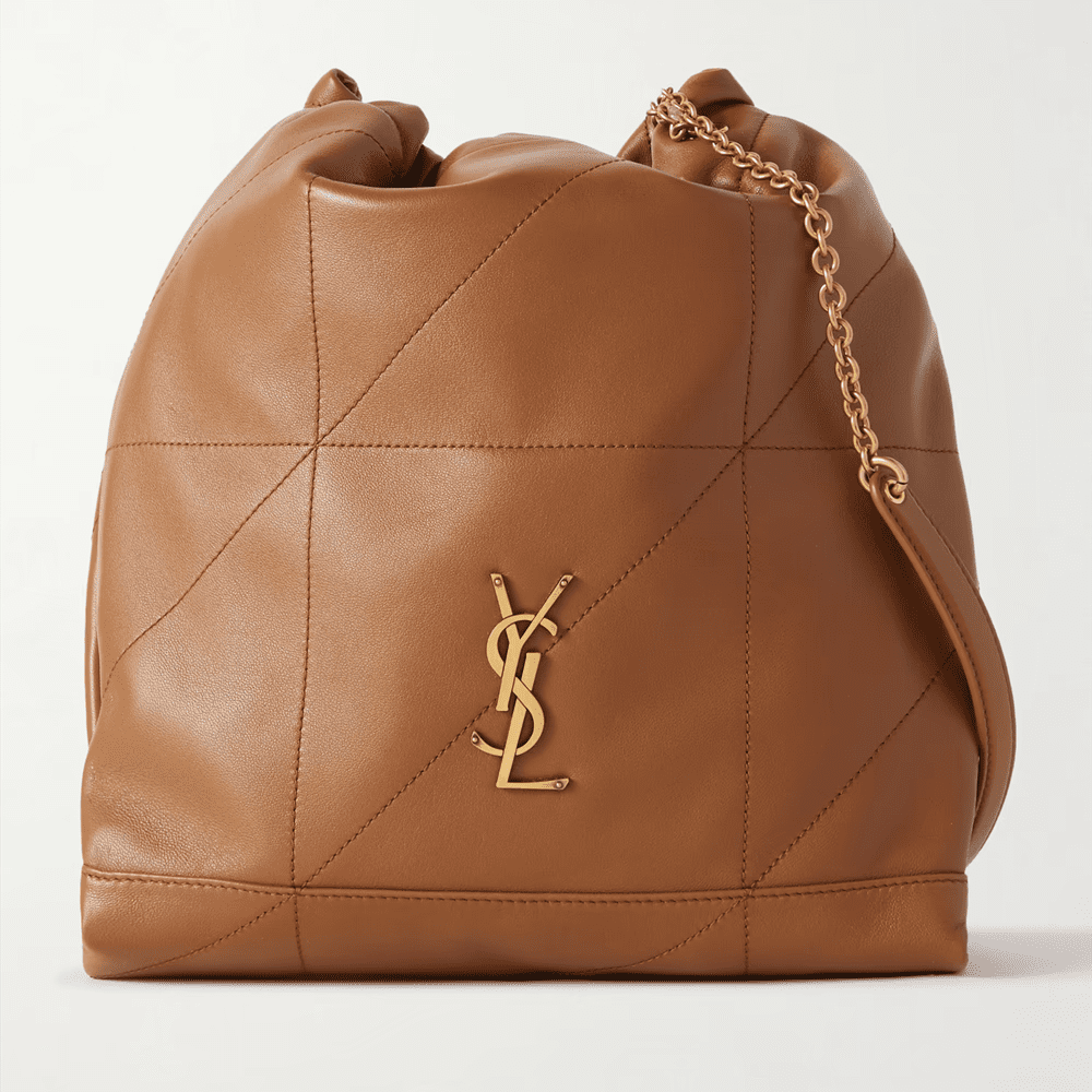 4ec4e961d482a6aa9b19f133156979c0.png SAINT LAURENT Jamie embellished quilted leather shoulder bag - Image 1