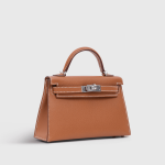 Hermès Kelly Mini Epsom Gold Sellier Palladium Hardware - Image 3