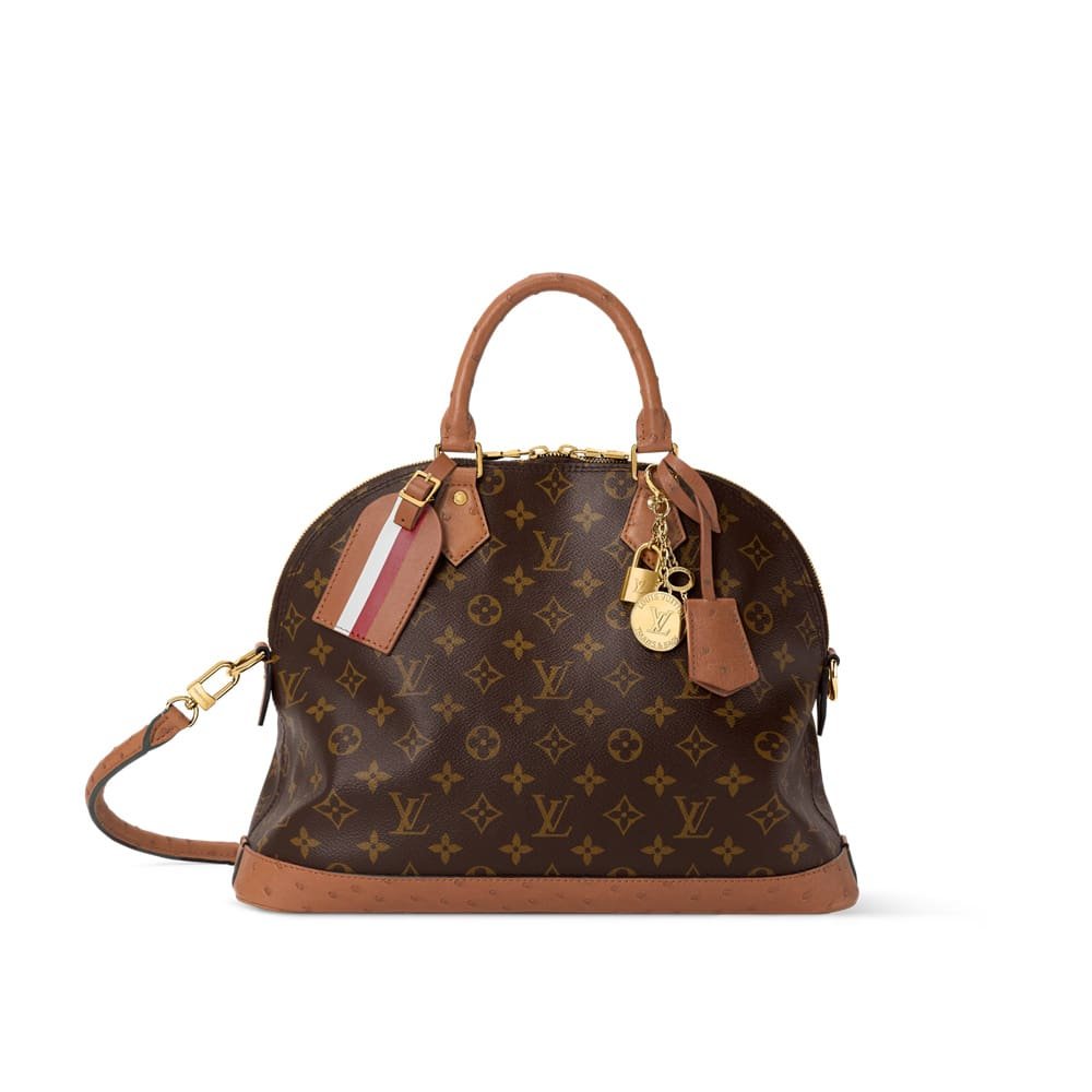 56ac8233c762255f03da23e35c24bd0a.jpg Louis Vuitton N30049 Alma MM Soft Celebration - Image 1