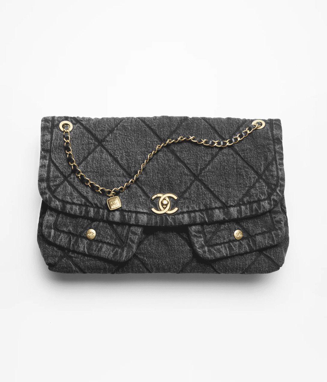 5942e4483e1e1bdd0b823cf67ae15309.png Chanel Large flap pocket - Image 1