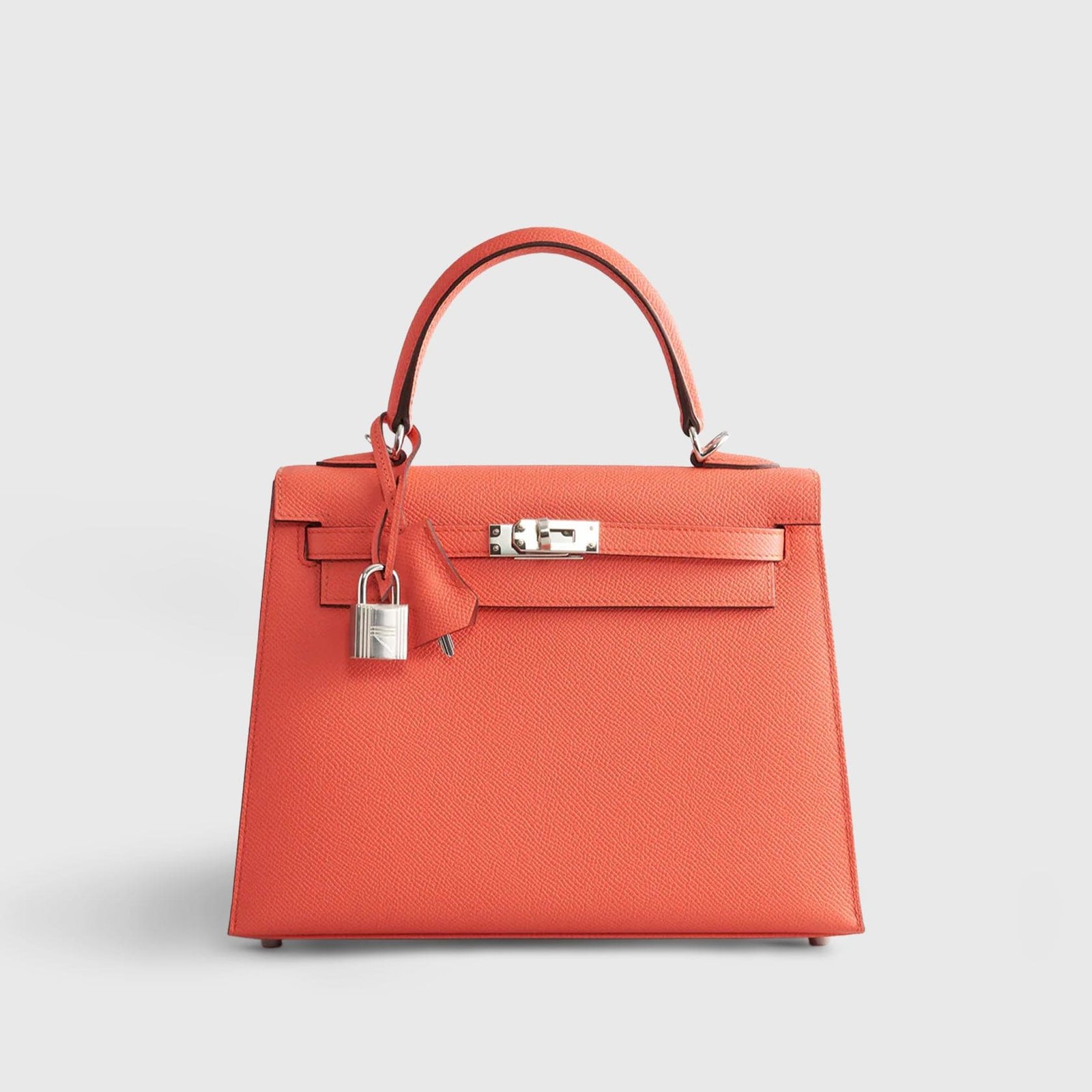 5HermesKelly25EpsomRoseTexasSellierPalladiumHardware.jpg Hermès Kelly 25 Epsom Rose Texas Sellier Palladium Hardware - Image 1