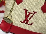 Louis Vuitton Raffia Petit Bucket Tote - Image 7