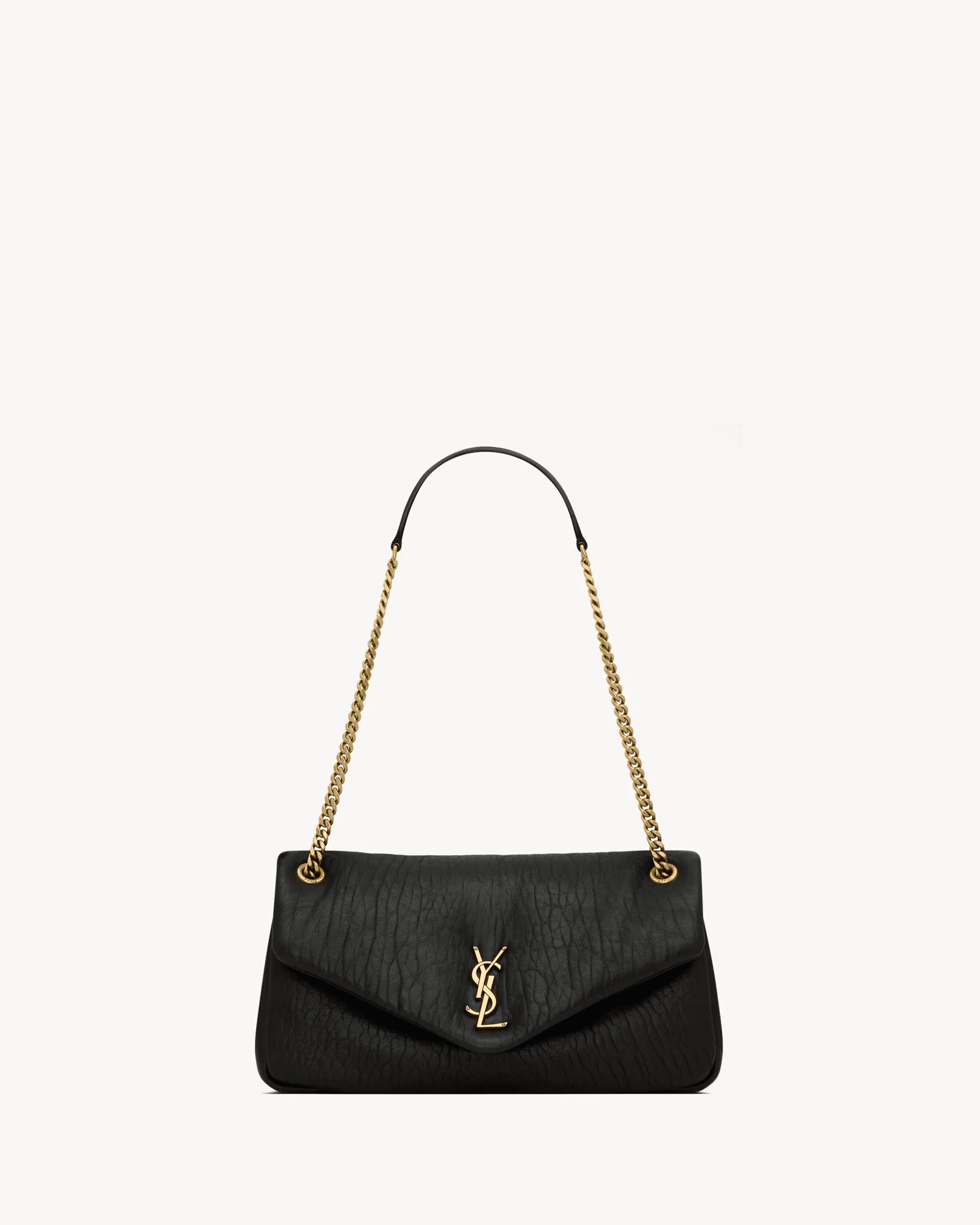 5c435b9ab4339b099a2cd41ba4684e3d.png Saint Laurent CALYPSO medium in grained lambskin - Image 1