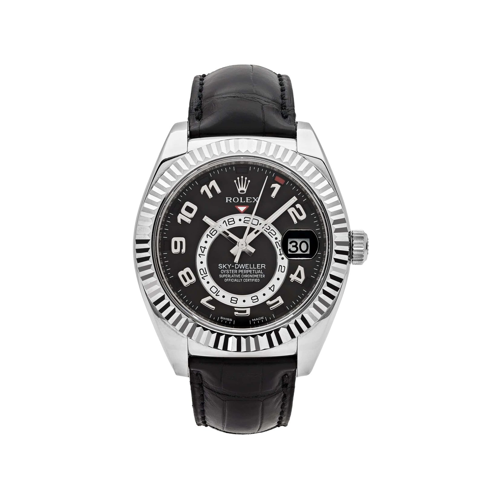 5qwicvgH-rolex-sky-dweller-326139-white-gold-black-dial-leather-strap-2018-rolex-40827112816884.jpg Rolex Sky-Dweller 326139 White Gold Black Dial Leather Strap - Image 1