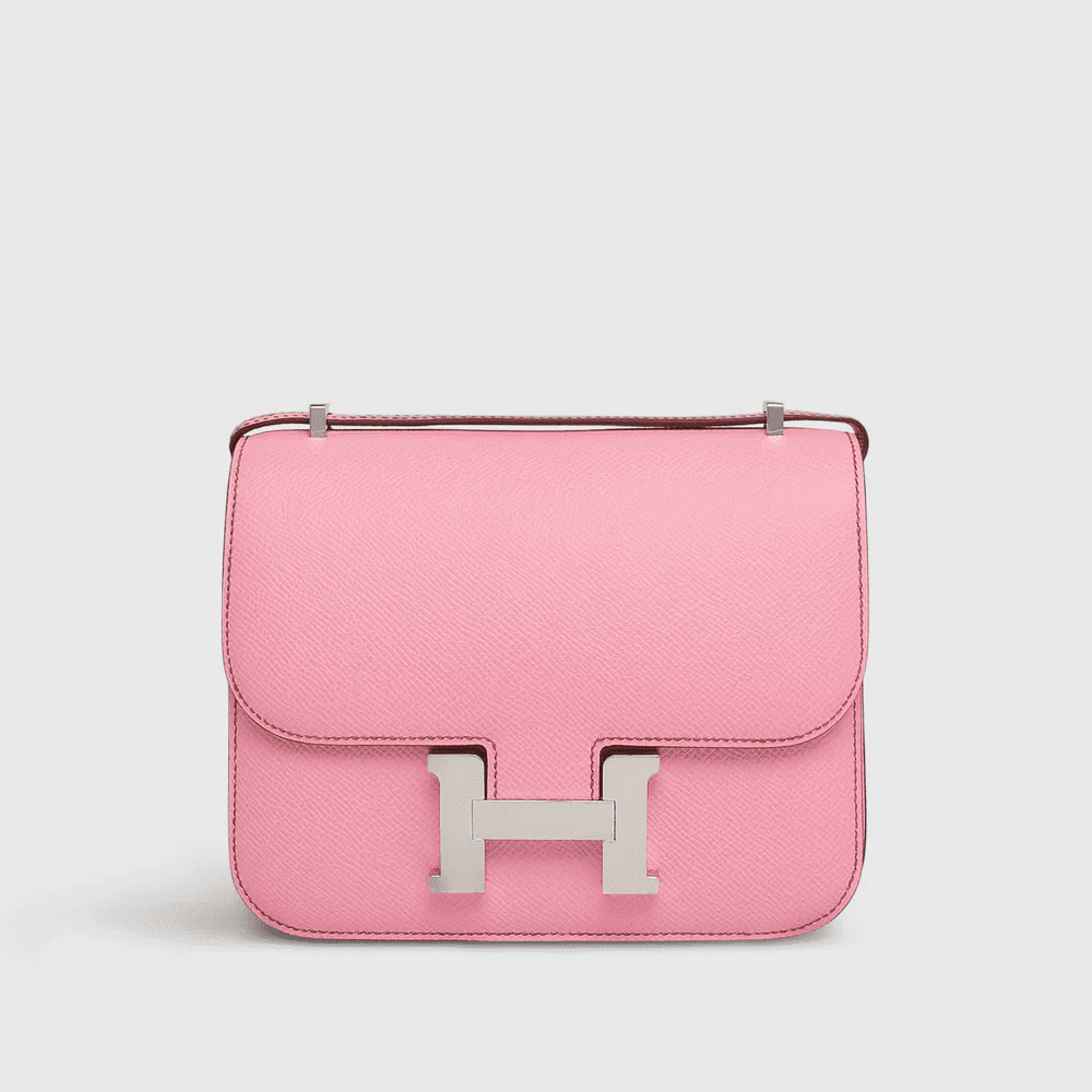 641efcef42f2349cf2d7e86bc3f1ca39.png Hermès Constance 18 Epsom Pink Palladium Hardware - Image 1