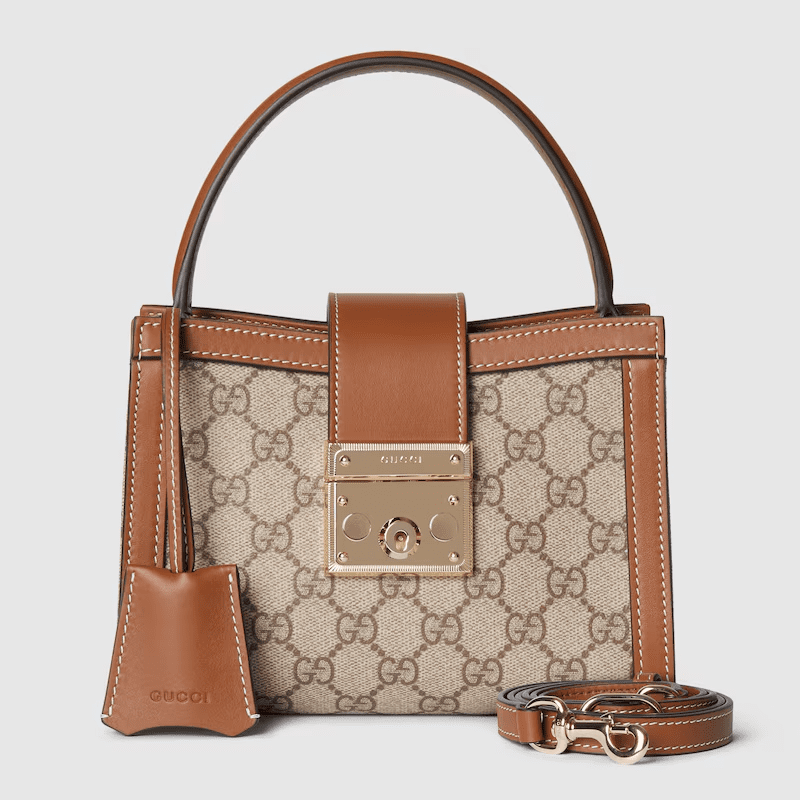 6461a916b7ca908dde104631c1587361.png Gucci Padlock small top handle bag - Image 1