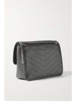 SAINT LAURENT Niki Baby medium quilted crinkled-leather shoulder bag - Image 5