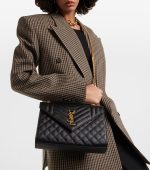 SAINT LAURENT ENVELOPE MEDIUM IN QUILTED GRAIN DE POUDRE EMBOSSED LEATHER - Image 2