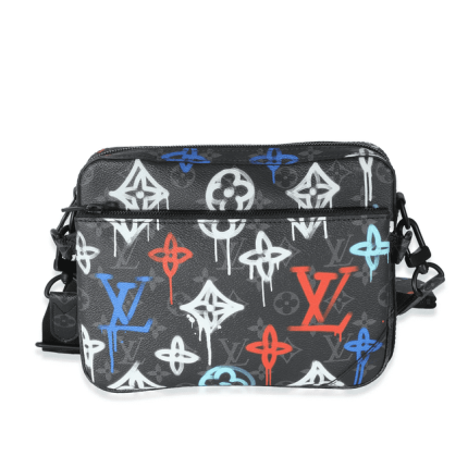 Louis Vuitton Monogram Eclipse Graffiti Trio Messenger