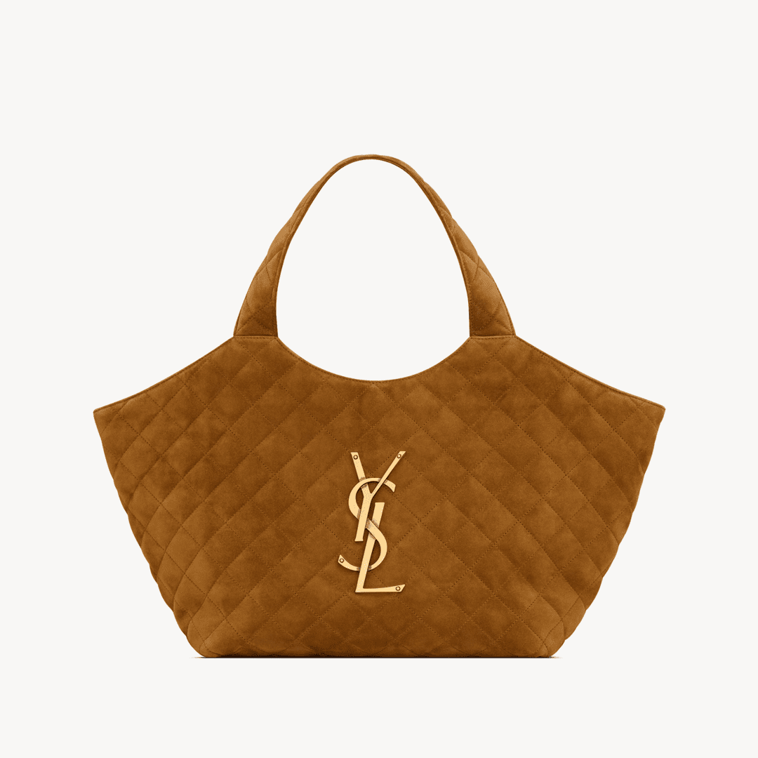 6e809c4f740b8f4fb9563d40f8dcd93f.png Saint Laurent ICARE Medium in quilted suede - Image 1