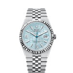 Rolex Land-Dweller 127336 Platinum Ice Blue Dial 36MM
