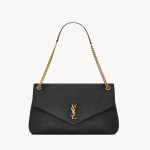 Saint Laurent Calypso large in grained lambskin