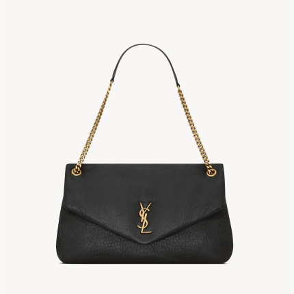 Saint Laurent Calypso large in grained lambskin