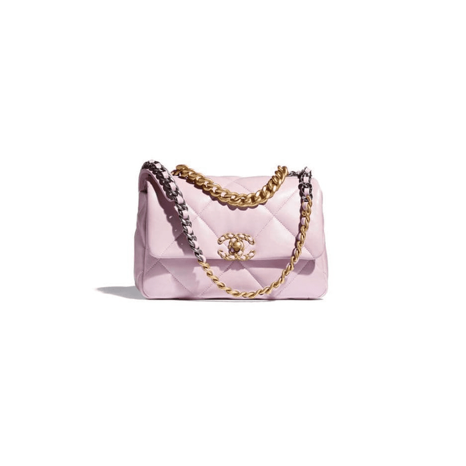 757196ca4f26e66f5a170447c4fe.png CHANEL 19 HANDBAG AS1160 PINK - Image 1