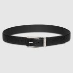 GUCCI Embossed GG belt with squared buckle