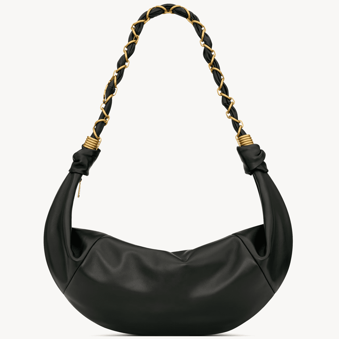 7c901907fc3836ac071c00b49320e79e.png Saint Laurent AMALIA hobo in lambskin - Image 1