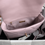 CHANEL 19 HANDBAG AS1160 PINK - Image 5
