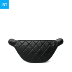 CHANEL 24A Black Lambskin Quilted Waist Bag - Image 5