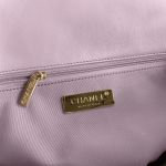 CHANEL 19 HANDBAG AS1160 PINK - Image 8